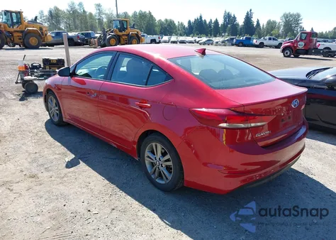 2018 Hyundai Elantra Sel из США, поврежденный, VIN 5NPD84LF6JH214058